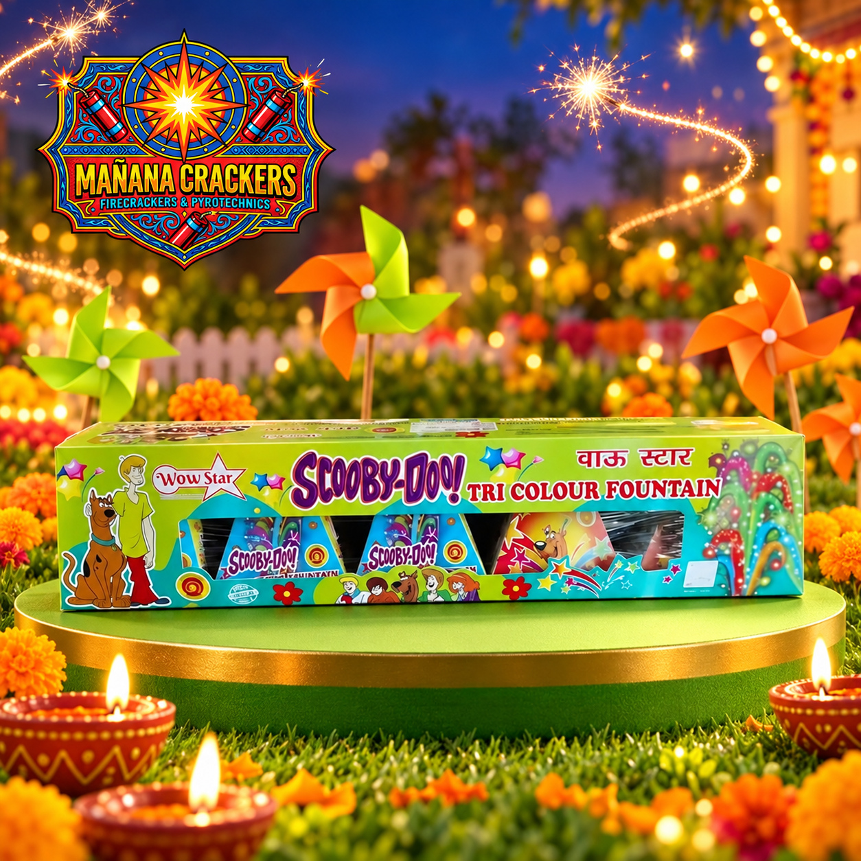 Scooby-Doo Tricolour (5 Pcs)