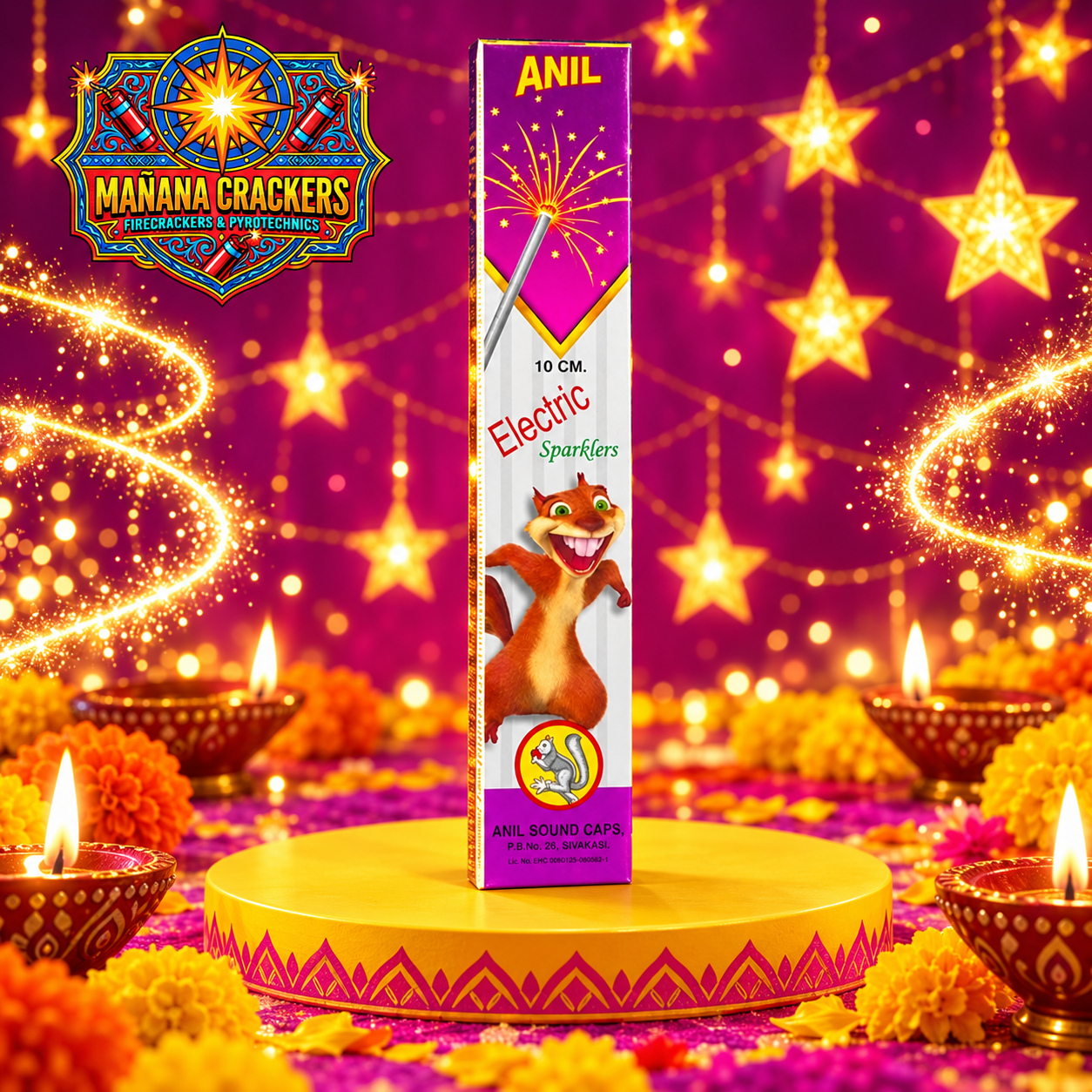 10 Cm Electric Sparkler