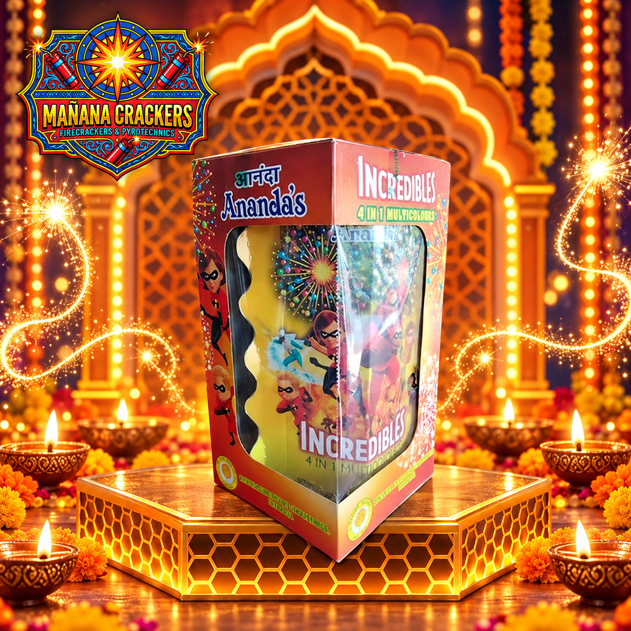 Anandas Incredible (4 in 1 Multicolour)