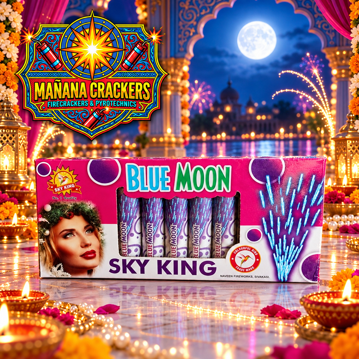 Blue Moon (5 Pcs) Fountatin