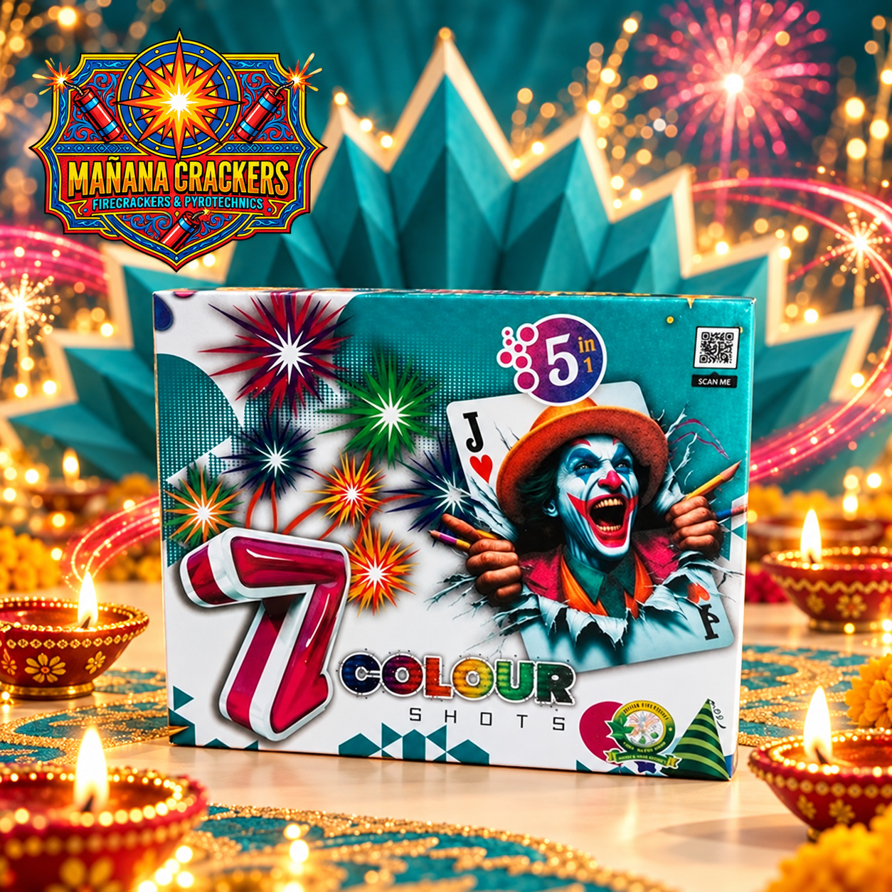 7 Shot Colour (5 Pcs)
