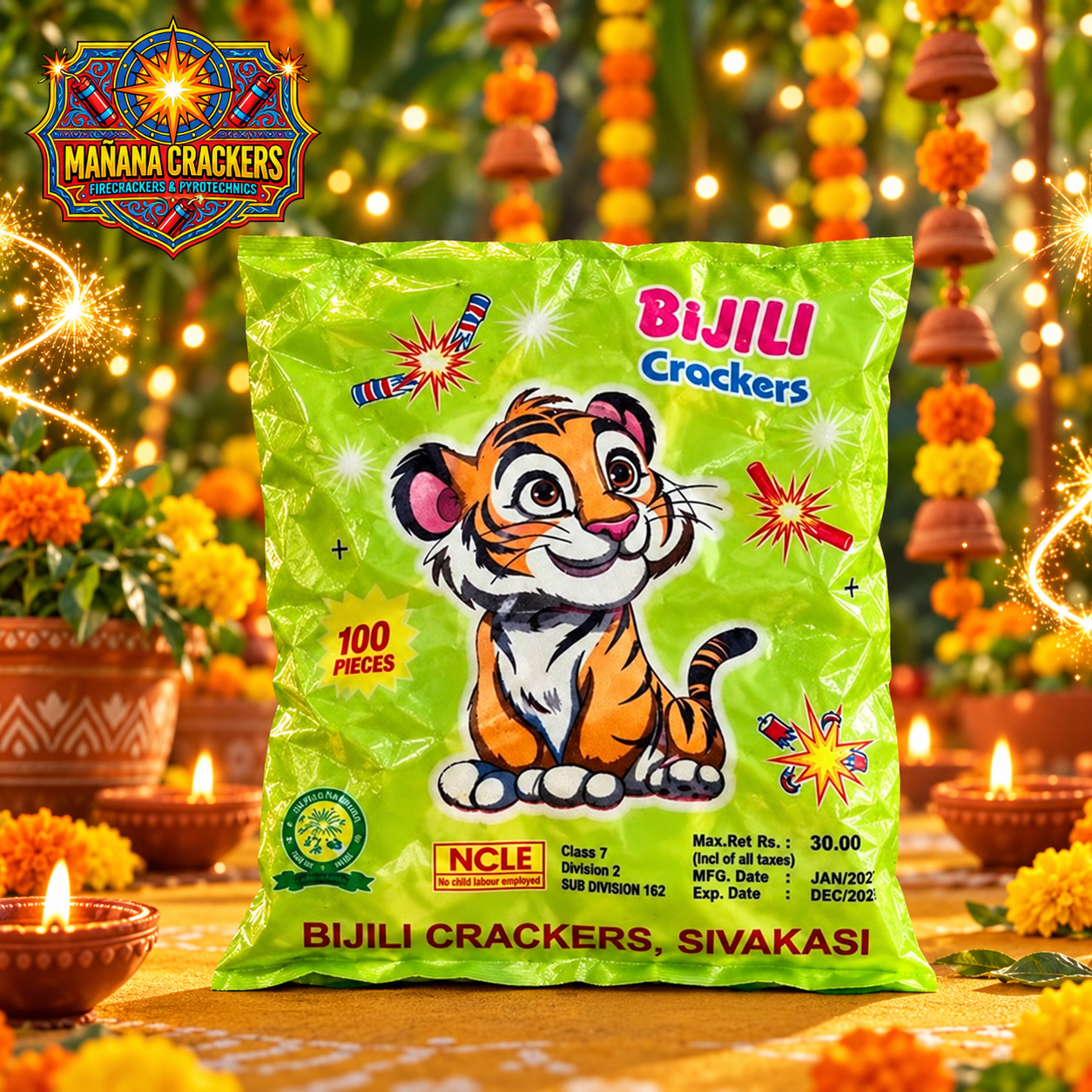 Red Bijili (100 Pcs Approx)
