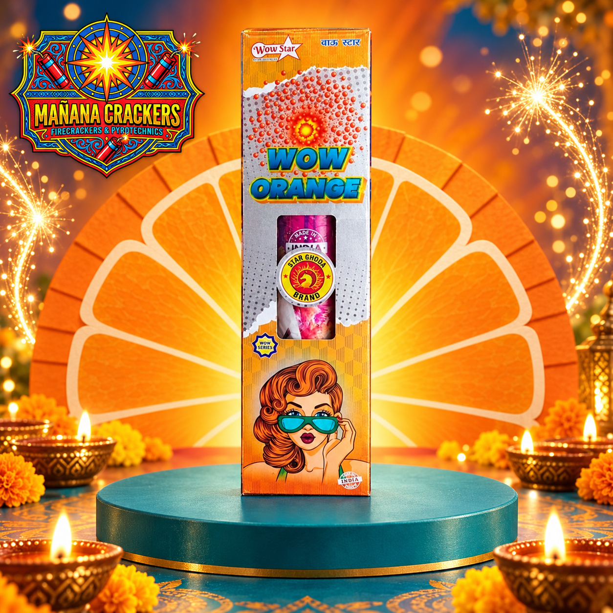 4 Inches Wow Orange (Wow Star Brand) Special Function